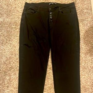 Black size 16 Blue Savvy skinny jeans.